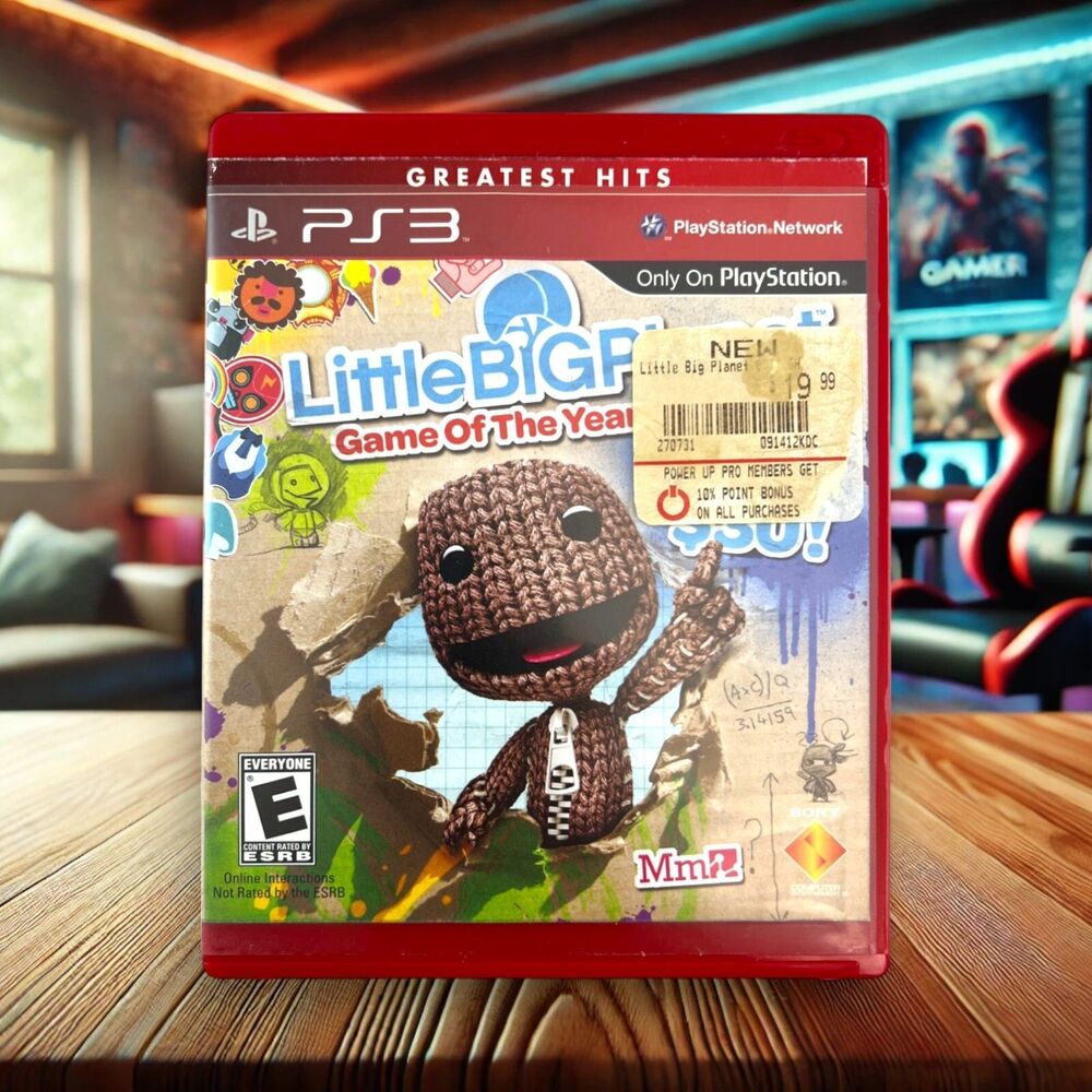 Little Big Planet GOTY Edition PS3 (Sony PlayStation 3, 2008) TESTED Clean